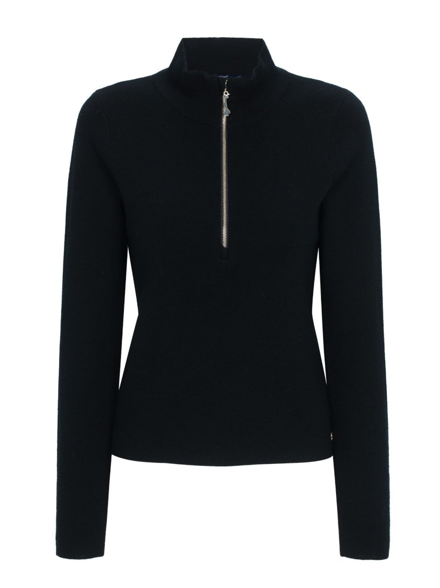 Bilde av WoolLand Himmeltinden Knitted Top W Svart
